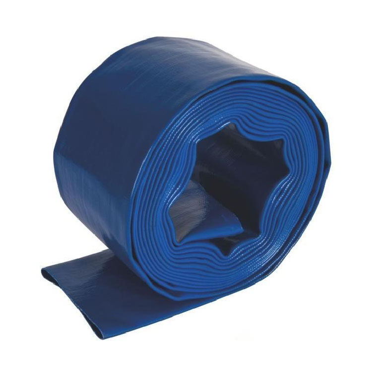 What temperature range can PVC leaflet hose withstand without losing structural integrity