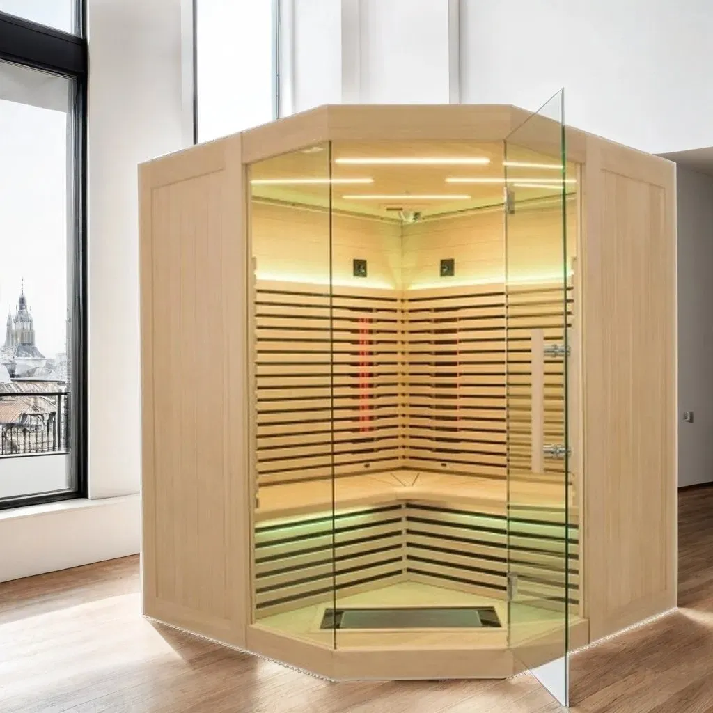 Does a 3-4 Person Hemlock Infrared Sauna for Home Come with Bluetooth Speakers and Chromotherapy Lights