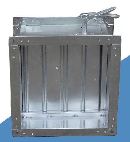 What Is the Difference Between a Rectangular Air Volume Control Damper and a Round Damper