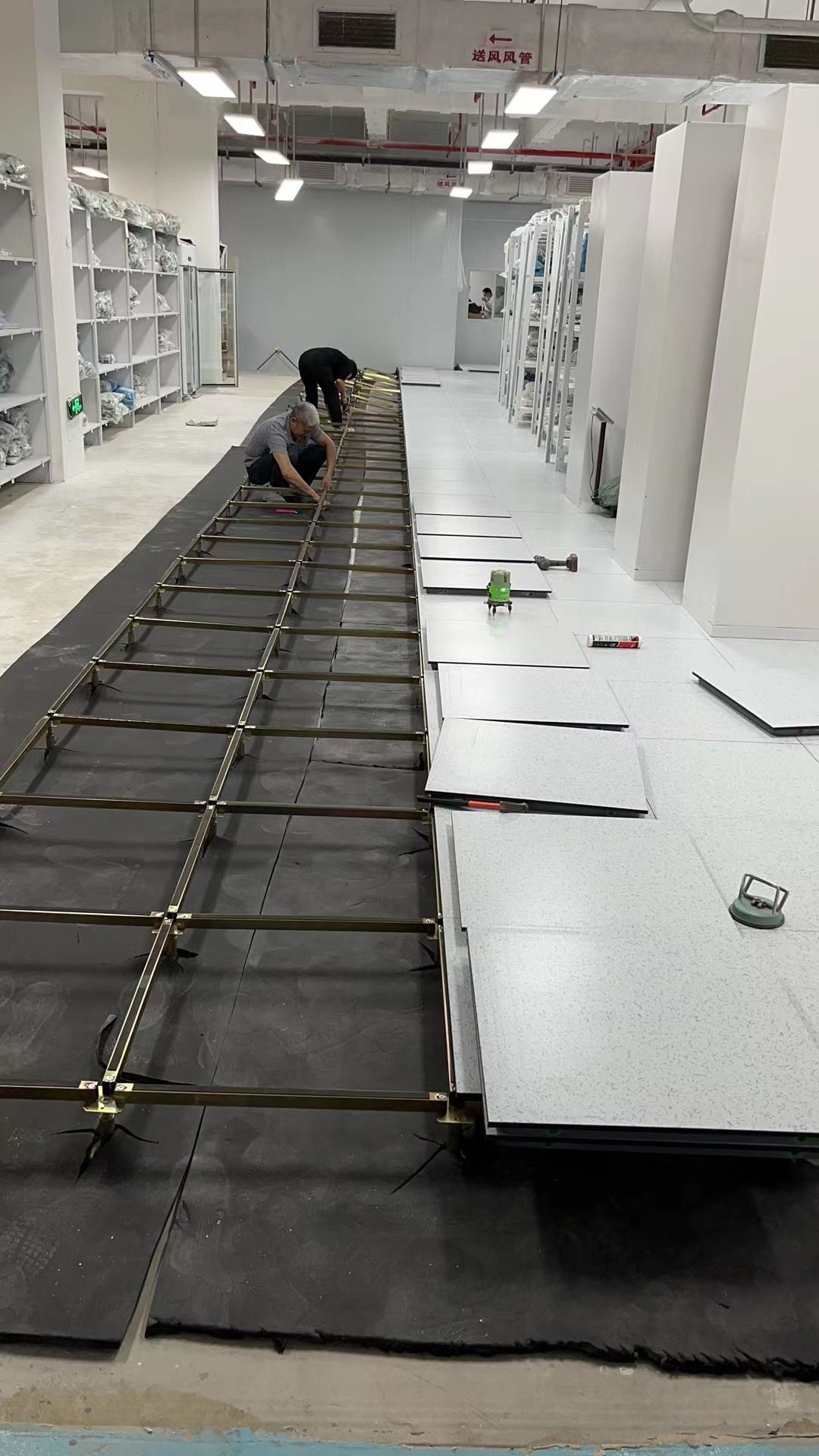 All-Steel Ceramic Antistatic Floor Factory Produces High Load Raised Access Flooring