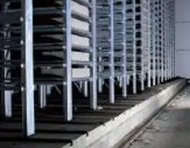 Brick machine curing room